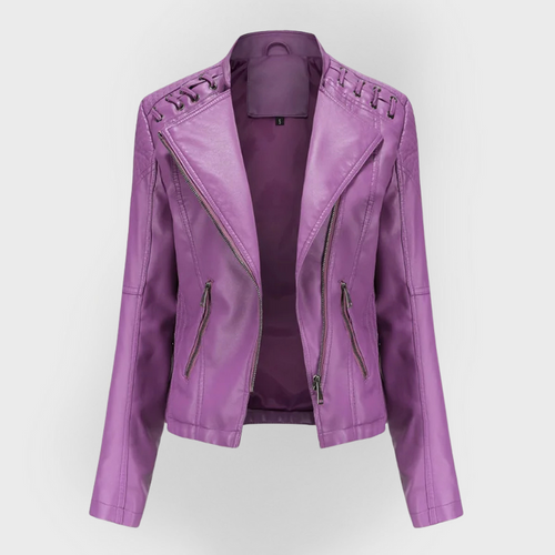 Elara™ - Classic Soft Leather Jacket