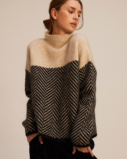 Margaret™- Cotton Turtleneck Sweater