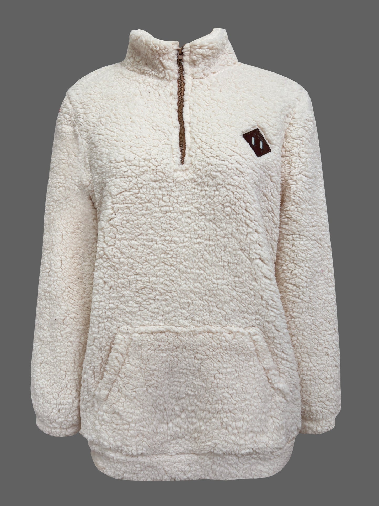 Nora™ - Zip-up Teddy Sweater
