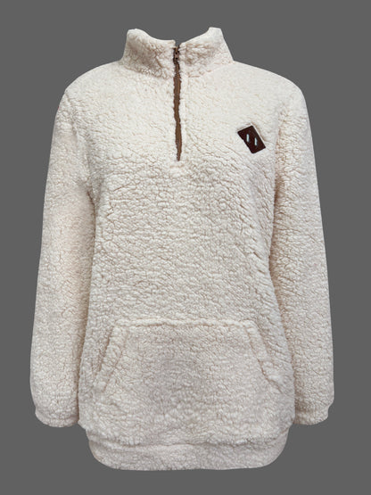 Nora™ - Zip-up Teddy Sweater