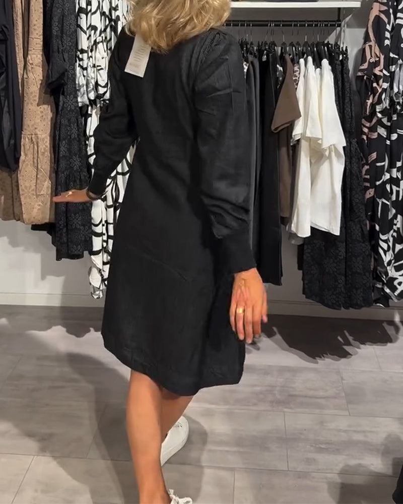 Danica™ - Longsleve Midi Dress