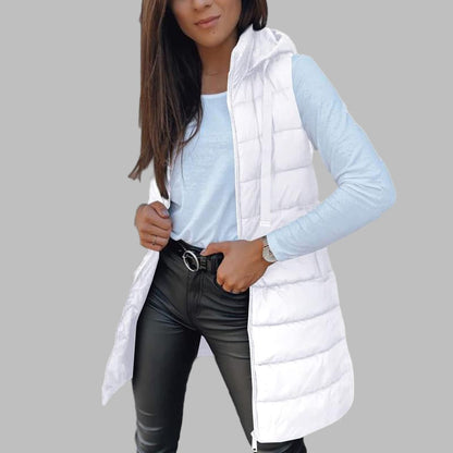 Raine™ - Sleeveless puffer jackets with hood