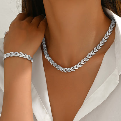 Pauline™ - Elegant Glass Necklace Set