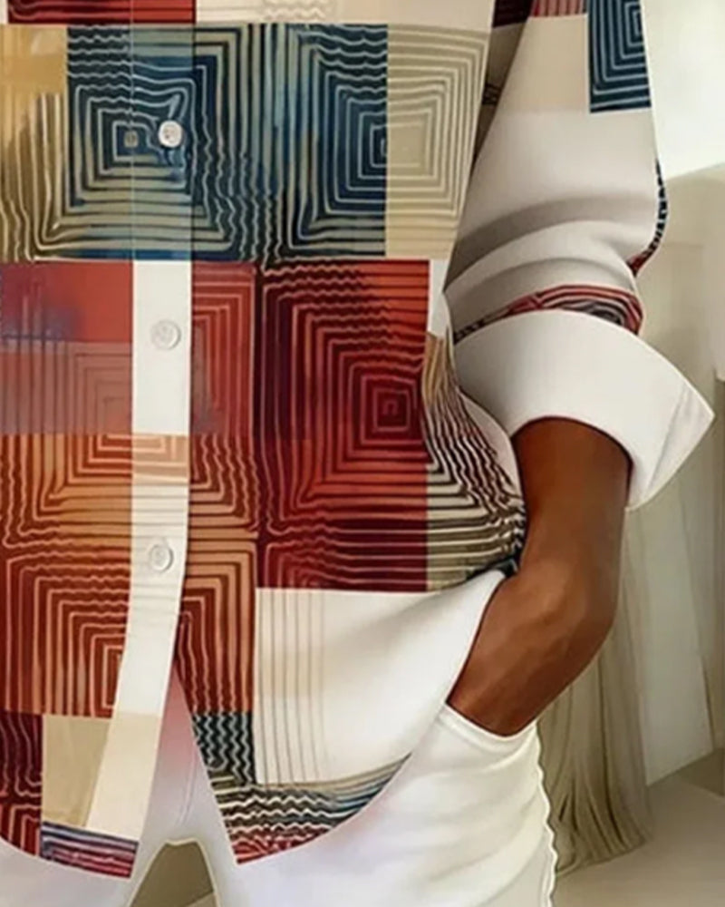 Karin™ - Plaid Button Down Shirt