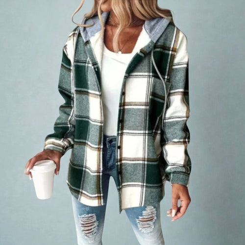 Greta™ – Casual checkered jacket