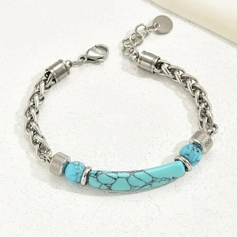 Blue Stone Bracelet | Together Against Diabetes