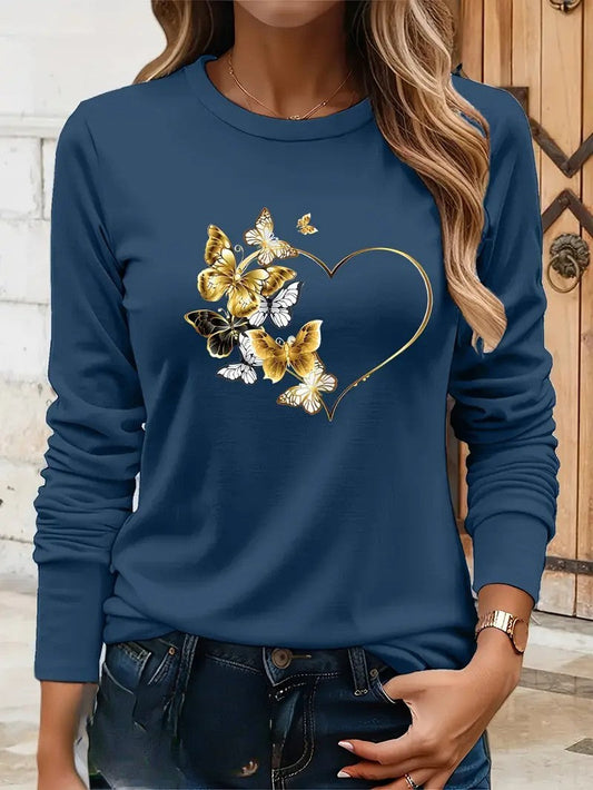 Butterfly Heart Sweatshirt | Together Against Diabetes