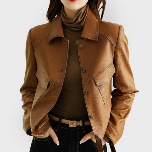 Irina™ - Spring Leather Jacket