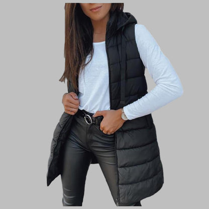 Raine™ - Sleeveless puffer jackets with hood
