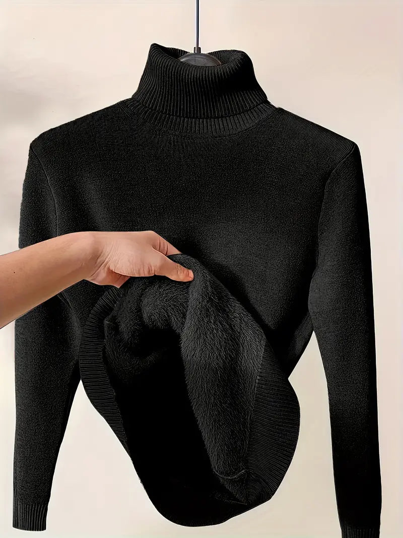 Myrna™ - Casual High Neck Sweater