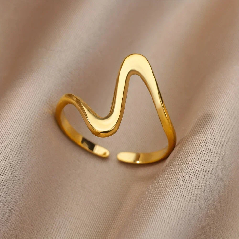 Geometric Wave Ring | Together against Breast Cancer
