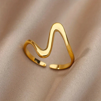 Geometric Wave Ring | Together against Breast Cancer