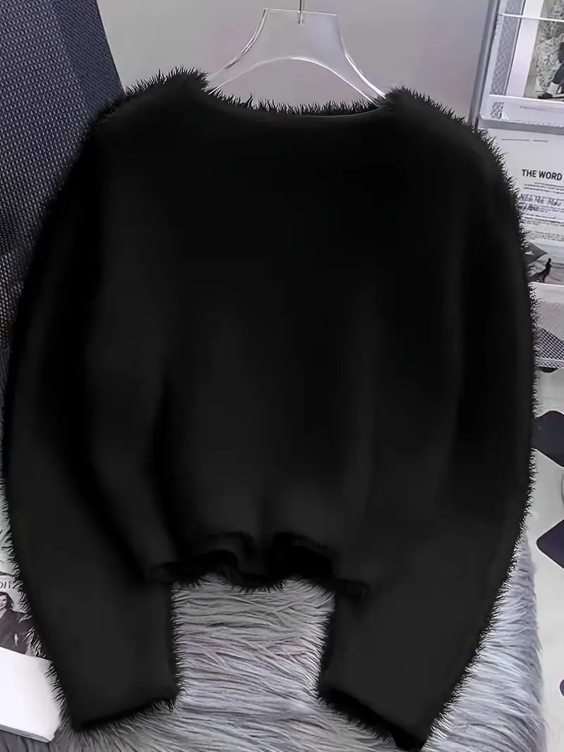 Fuzzy Heart Cardigan | Together against Breast Cancer