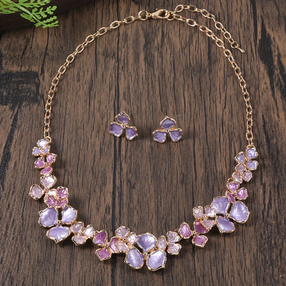 Floral Elegance Necklace Set | Together against Breast Cancer
