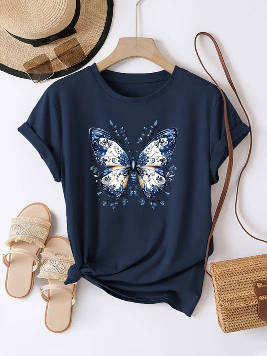 Casual Butterfly T-shirt | Together against Diabetes