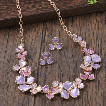 Floral Elegance Necklace Set | Together against Breast Cancer