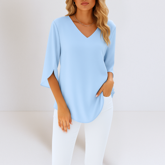 Shiella™ – Women's V-neck blouse