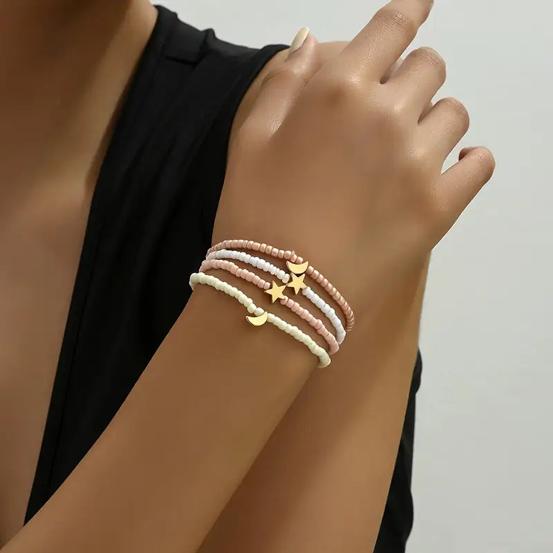 Star and Moon Bracelet | Together Against Breast Cancer