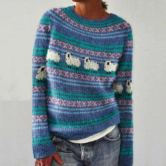 Carolina™ - Round Neck Knitted Sweater