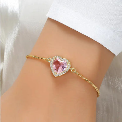 Golden Heart Bracelet | Together against Breast Cancer