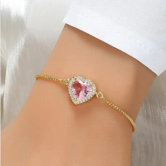 Golden Heart Bracelet | Together against Breast Cancer