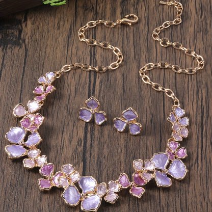 Floral Elegance Necklace Set | Together against Breast Cancer