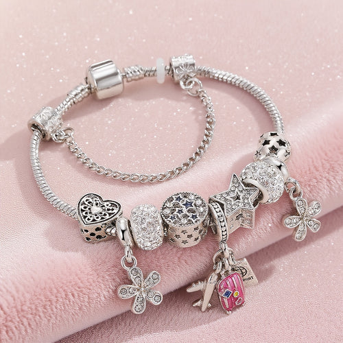 Wanderlust Charm Bracelet | Together against Breast Cancer