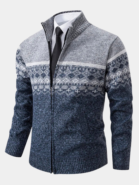 Howard™ - Nordic Knit Zip Jacket