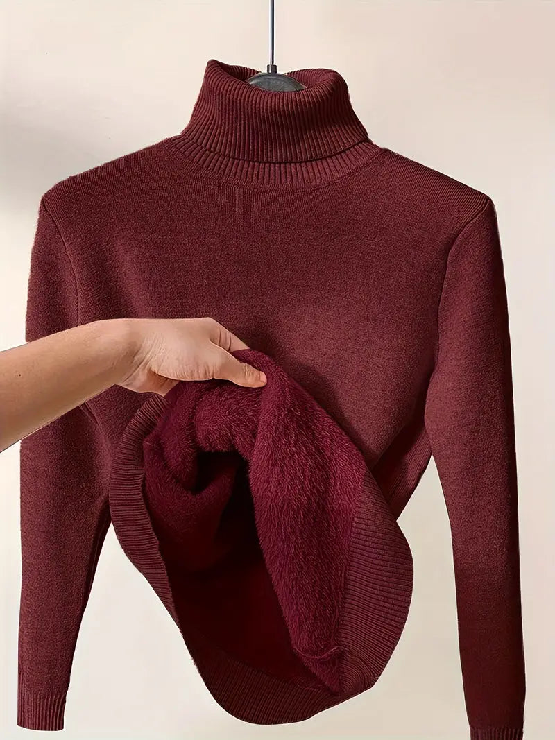 Myrna™ - Casual High Neck Sweater