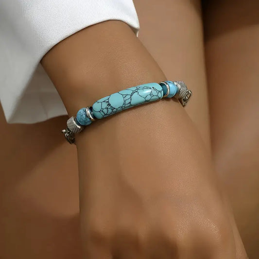 Blue Stone Bracelet | Together Against Diabetes