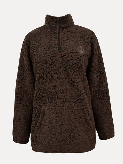 Nora™ - Zip-up Teddy Sweater
