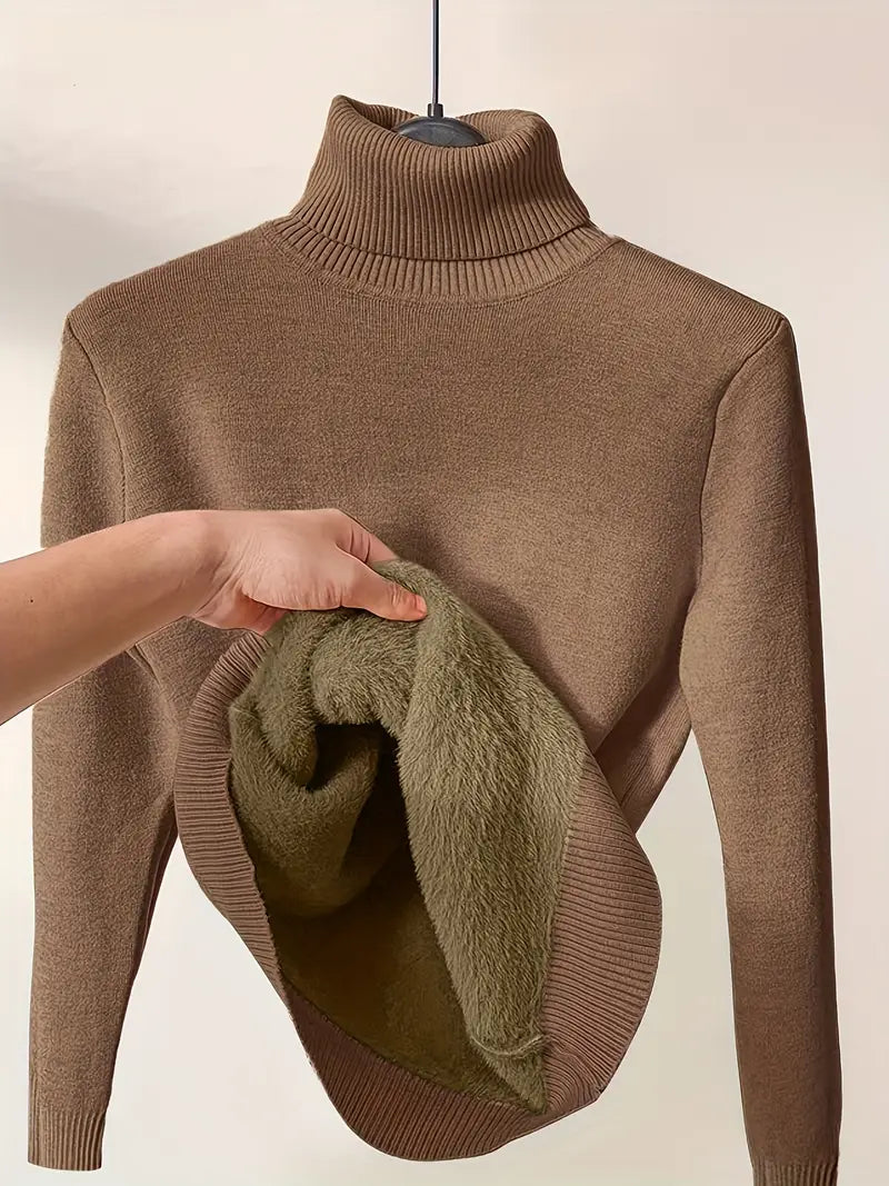 Myrna™ - Casual High Neck Sweater