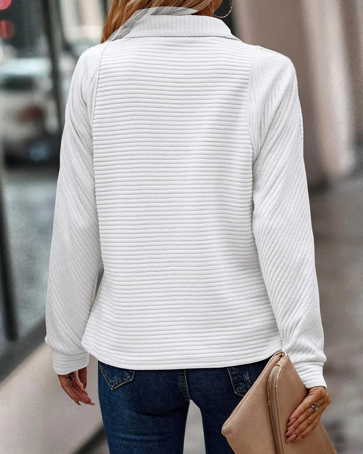 Viola™ Elegant Zip-up Sweater