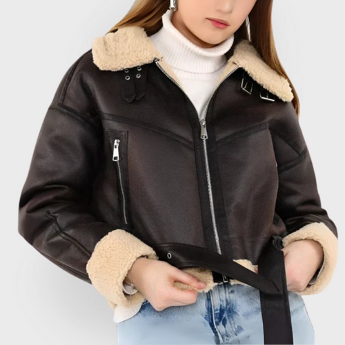 Mirella™ - Breathable Leather Jacket
