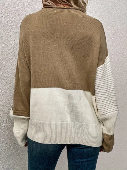 Kaia™ - Color Block Loose Sweater