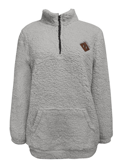 Nora™ - Zip-up Teddy Sweater