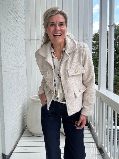 Naomi™ Tweed Buttoned Jacket