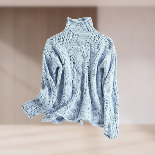 Carla™ Elegant Wool Turtleneck Sweater