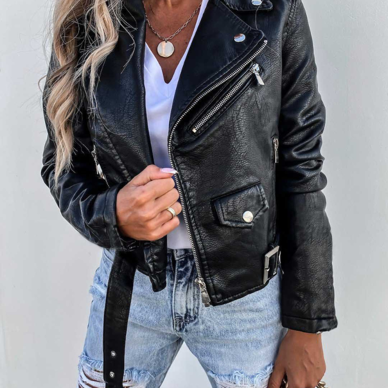 Mia™ – Summer Leather Jacket