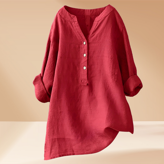 Zarina™ – Comfortable linen blouse