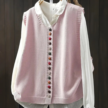 Dione™ - Sleeveless Knitted Vest