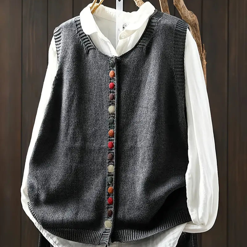 Dione™ - Sleeveless Knitted Vest