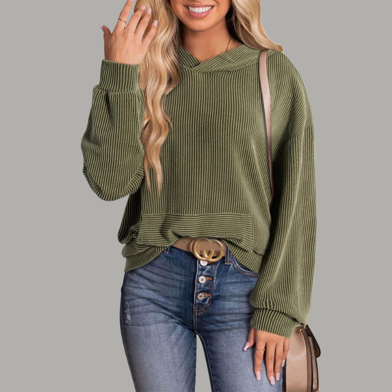 Camryn™ - Relaxed Corduroy hoodie