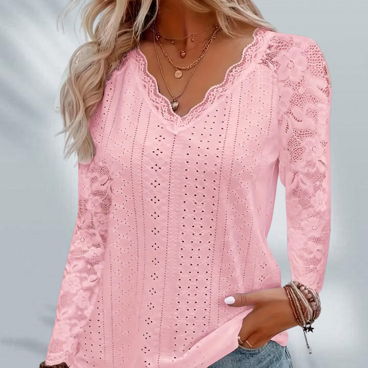 Comfortable long-sleeved top | Together against breast cancer