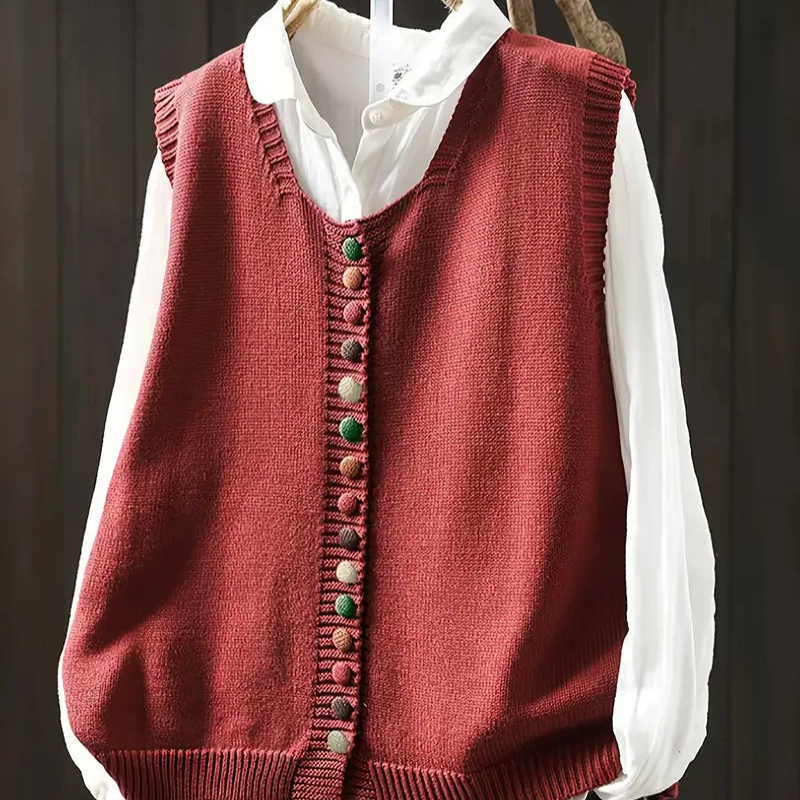 Dione™ - Sleeveless Knitted Vest