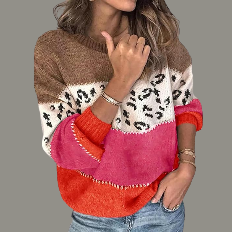 Farah™ - Leopard Print Sweater