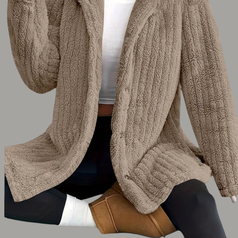 Esme™ - Hooded teddy jacket