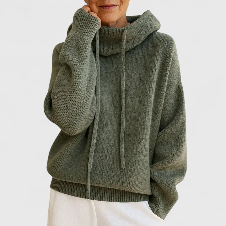 Cleo™- Cozy Knit Hoodie