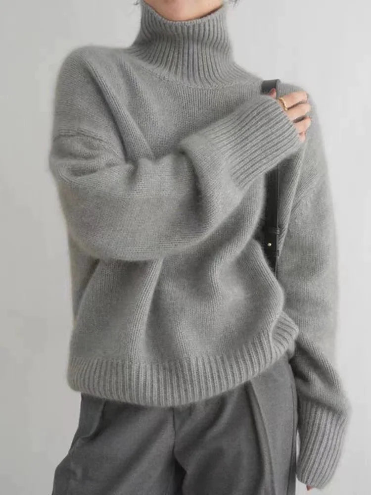 Fia™- Cashmere Turtleneck Sweater