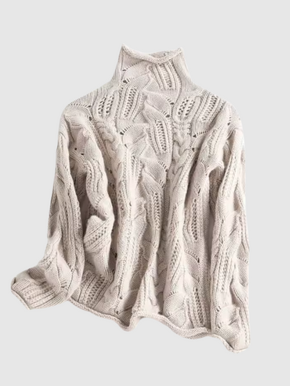 Carla™ Elegant Wool Turtleneck Sweater